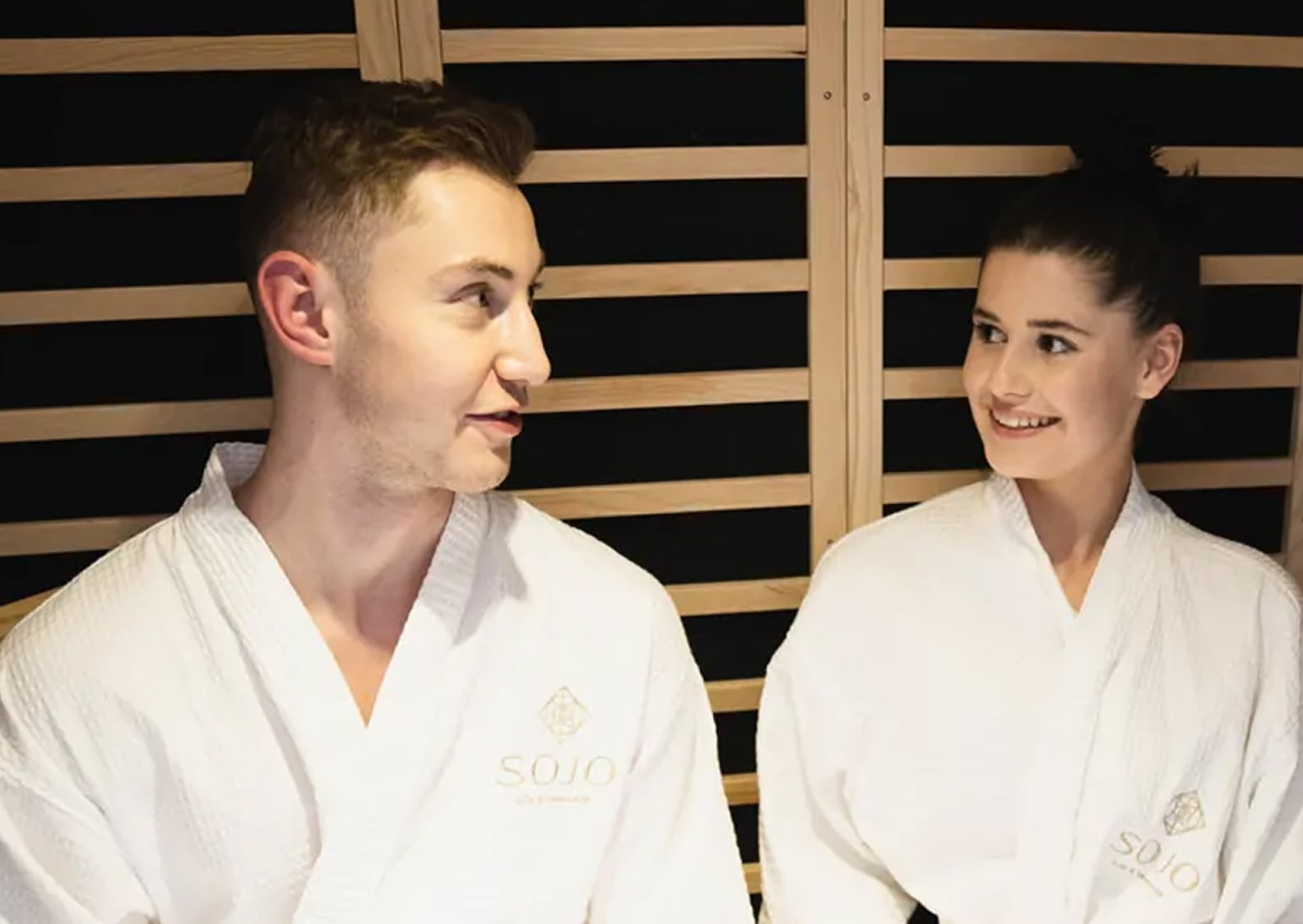 infra sauna bath and spa at sojo spa and wellness salon in Charlestown